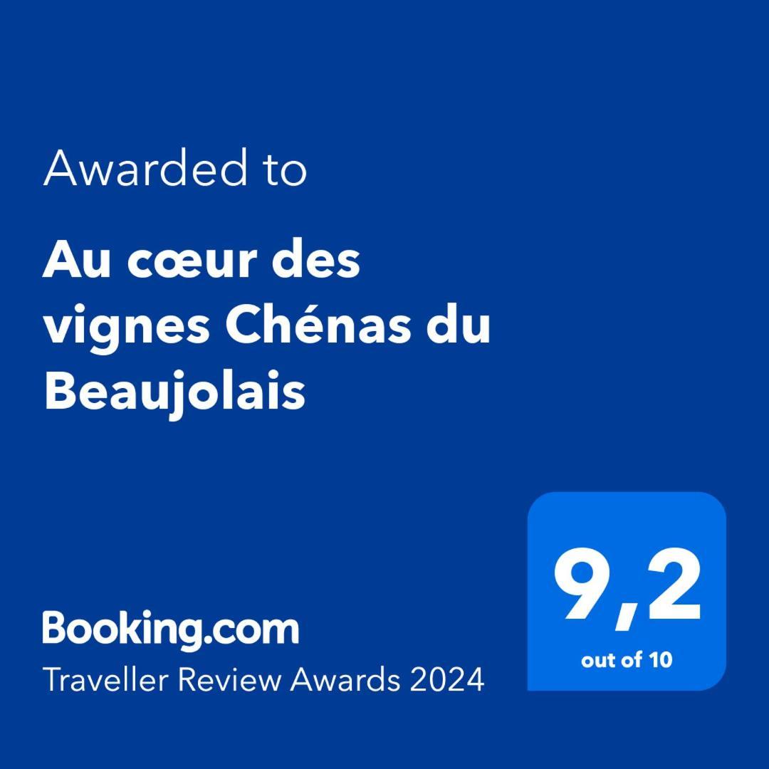 Au Coeur Des Vignes Chenas Du Beaujolais Apartment La Chapelle-de-Guinchay ภายนอก รูปภาพ